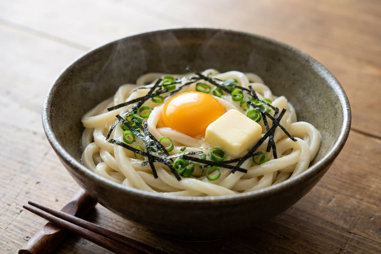 Kama-tama Butter Udon